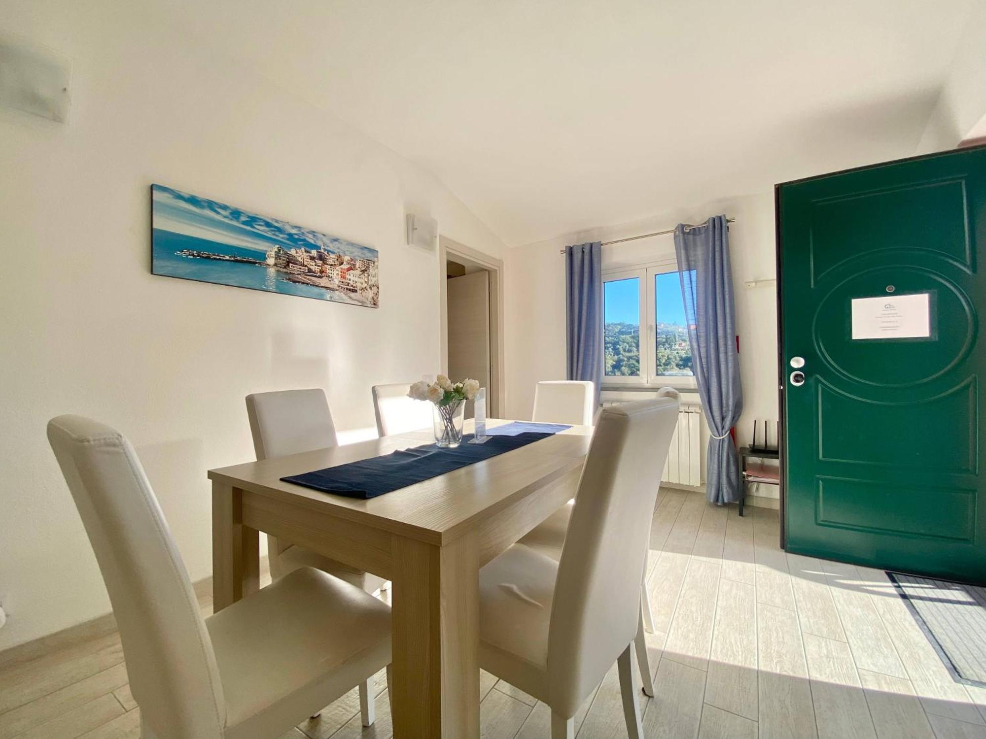 Alla Casa Rosa, Peaceful Apartment Surrounded By Greenery With Free Parking, Wifi & Air Conditioning Rapallo Eksteriør billede